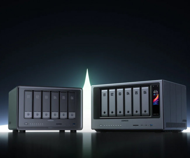 Мережеве сховище з функціями штучного інтелекту UGREEN AI NAS iDX6011 32GB RAM